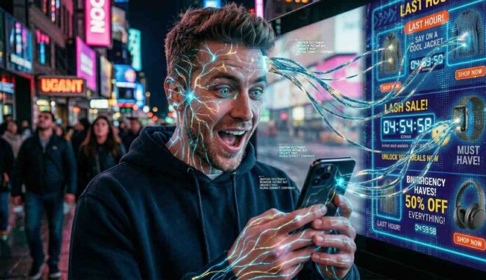 psychology behind ads concept visualization