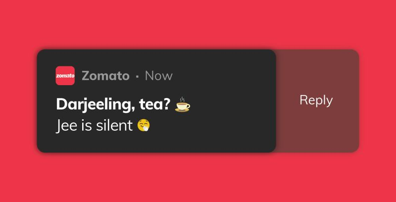 Zomato notification marketing during culturally relevant moments like cricket matches