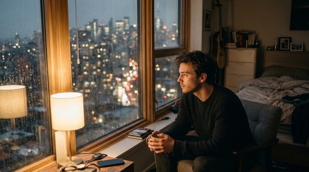 night nostalgia psychology during quiet late-night reflection
